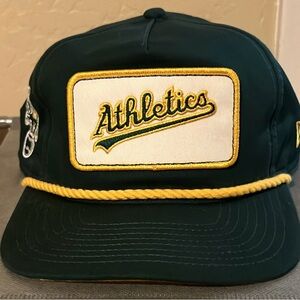 Green Athletics Baseball Golfer Hat